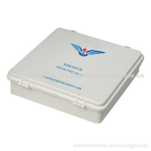 Custom order ABS white first aid box with medical supplies